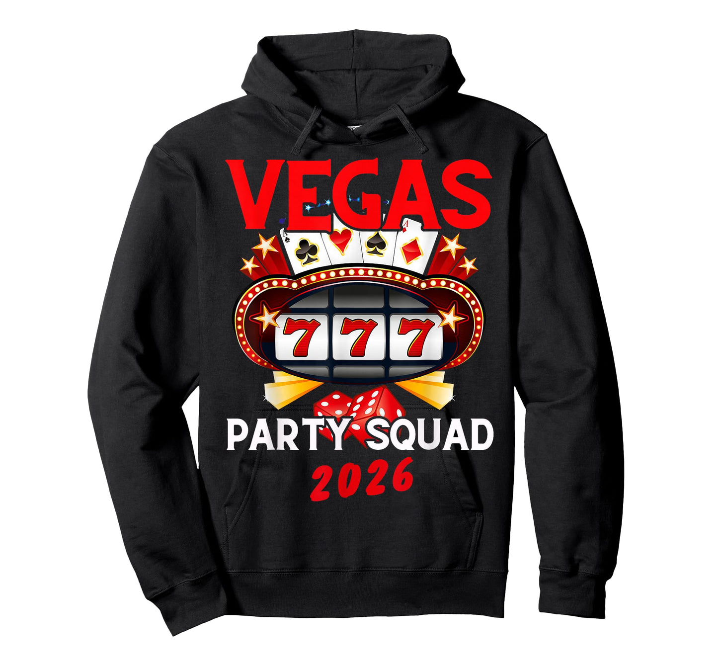 Vegas Squad Party 2026 Las Vegas Family Trip Group Matching T-Shirt
