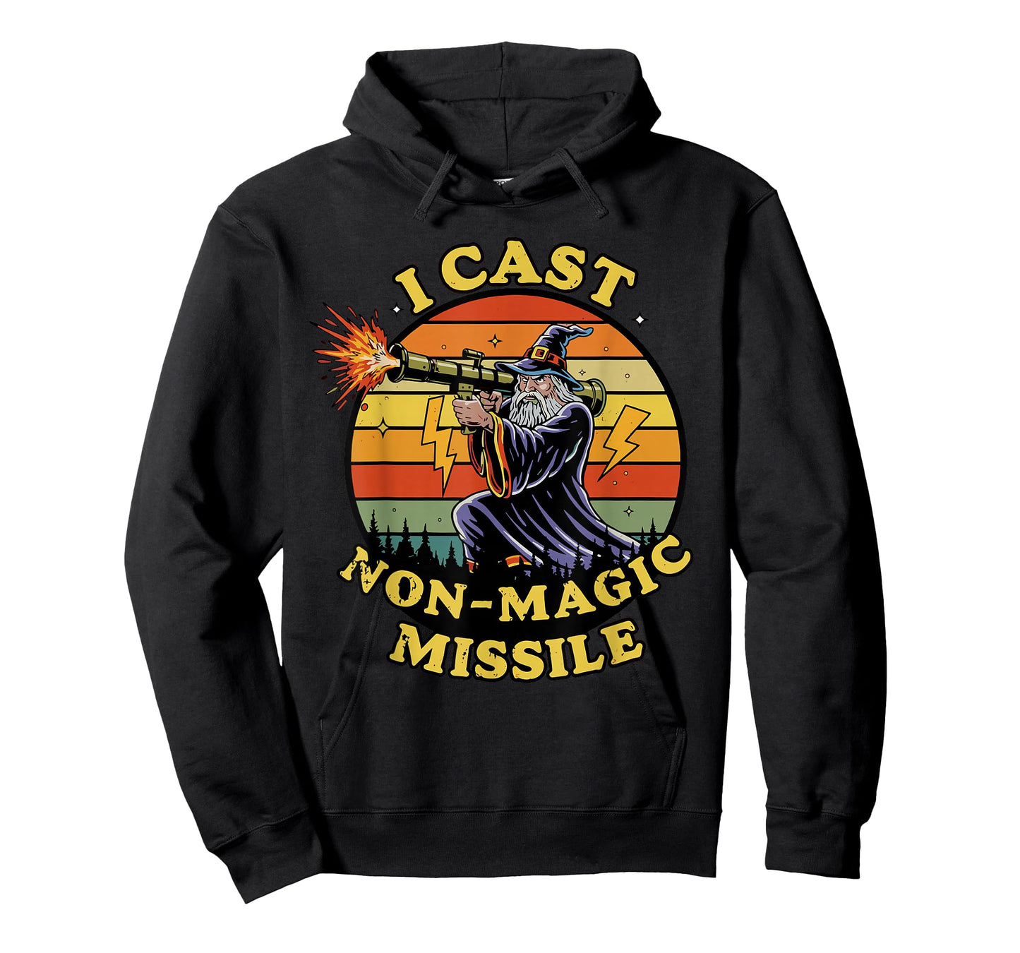 I Cast Non-Magic Missile Funny Wizard Parody Meme Womens Men T-Shirt