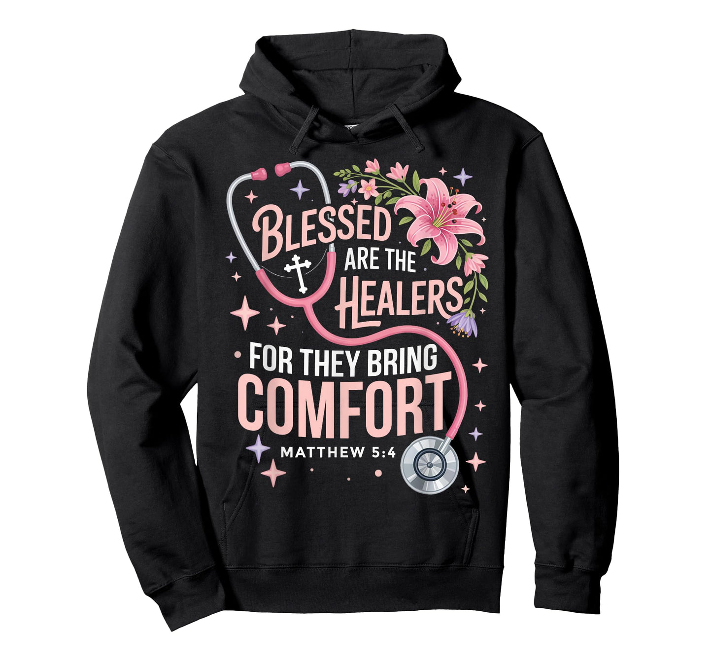 Blessed are The Healers Jesus Faith God CNA Christian Nurse T-Shirt