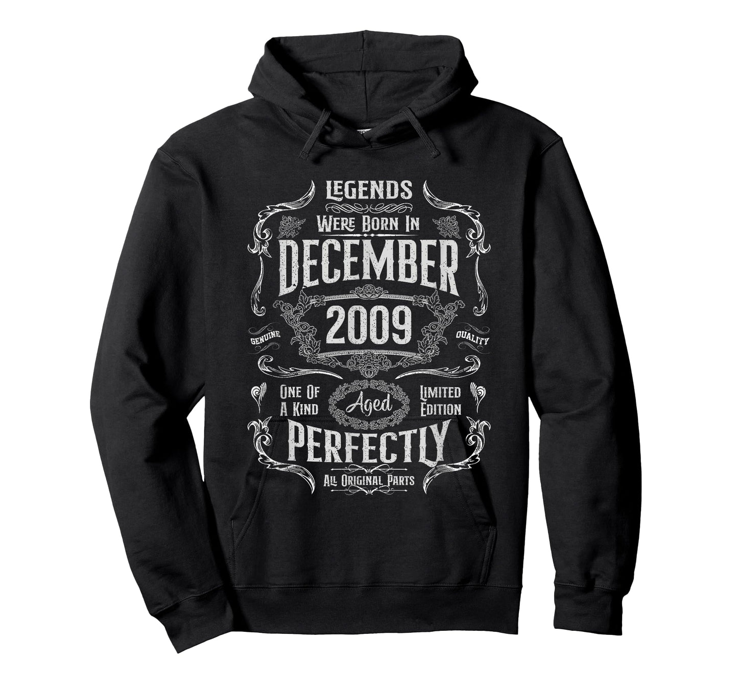 Vintage 16th Birthday Legends were Born in December 2009 T-Shirt