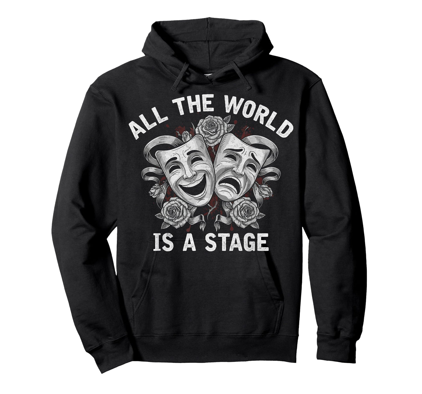 All The World is A Stage Acting Drama Musical Theater Mask T-Shirt