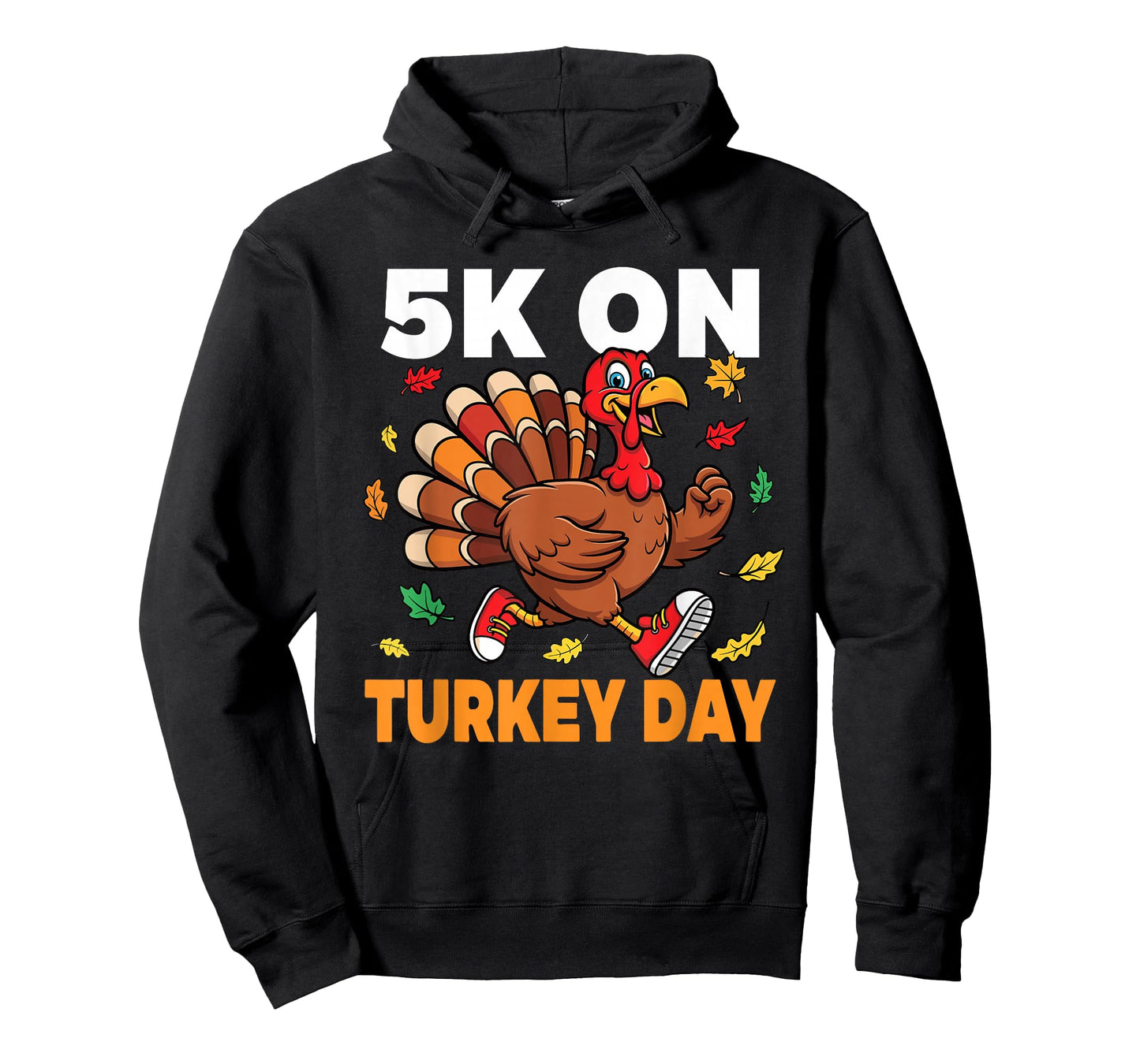 5K On Turkey Day Funny Running Thanksgiving Turkey Trot T-Shirt
