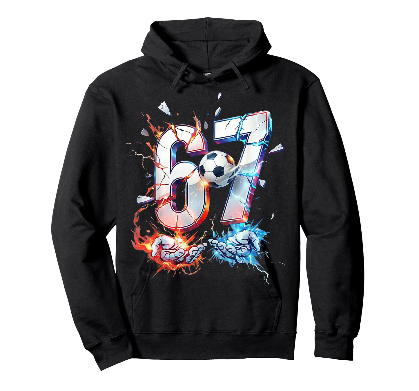 67 Soccer Six Seven Soccer 6 7 Kids Boys Girls Funny T-Shirt