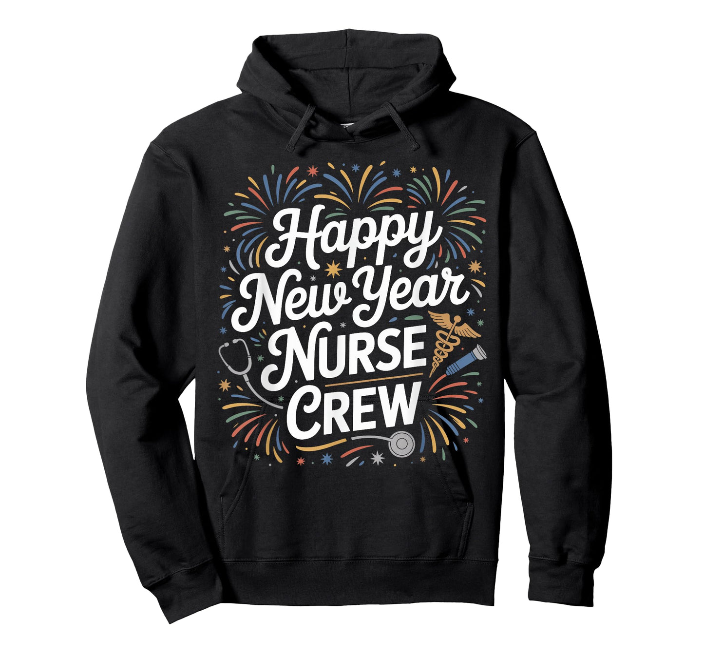 New Year Nurses Funny Happy New Year Nurse Crew T-Shirt