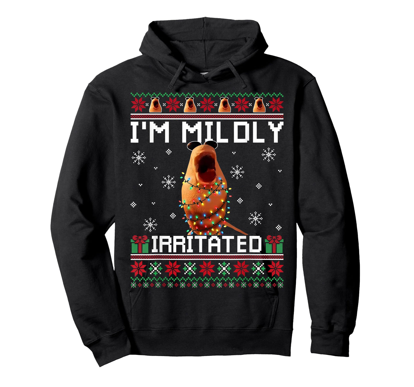 I'm Mildly Irritated Marcus The Worm Christmas Funny Meme T-Shirt