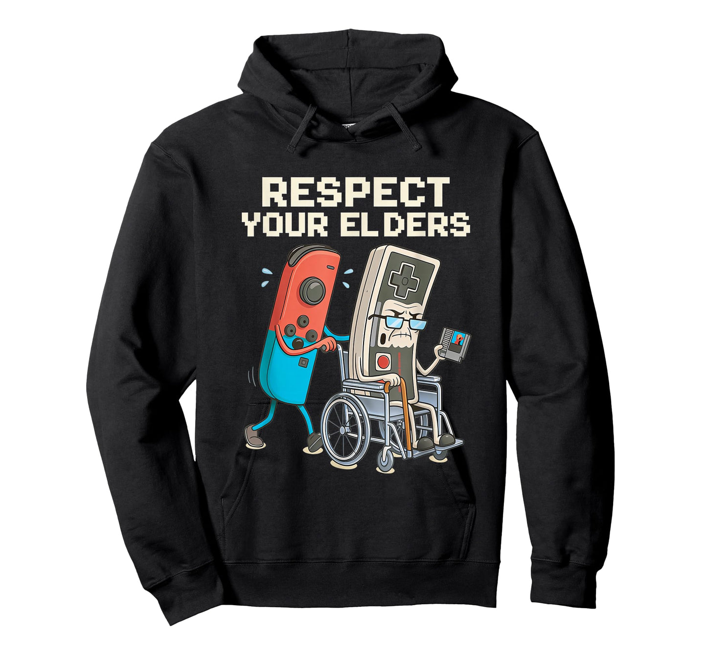 Respect Your Elders Gaming Retro Funny Gamer Controller 80s T-Shirt