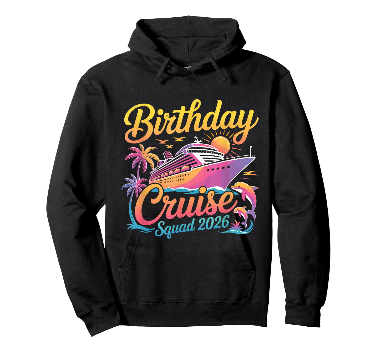 Birthday Cruise Squad 2026 Vacation Summer Trip Family T-Shirt