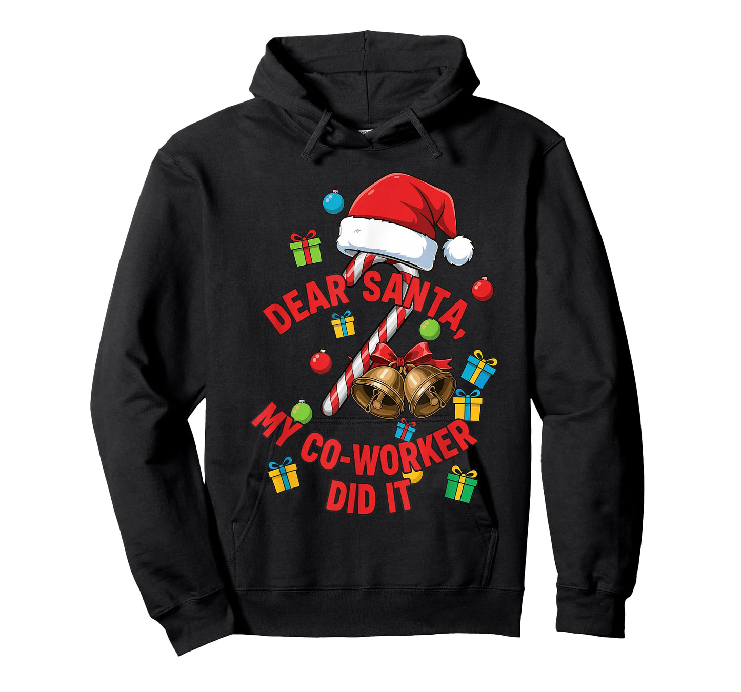 Dear Santa It’s My Co-Worker’s Fault Shirt, Office Christmas T-Shirt