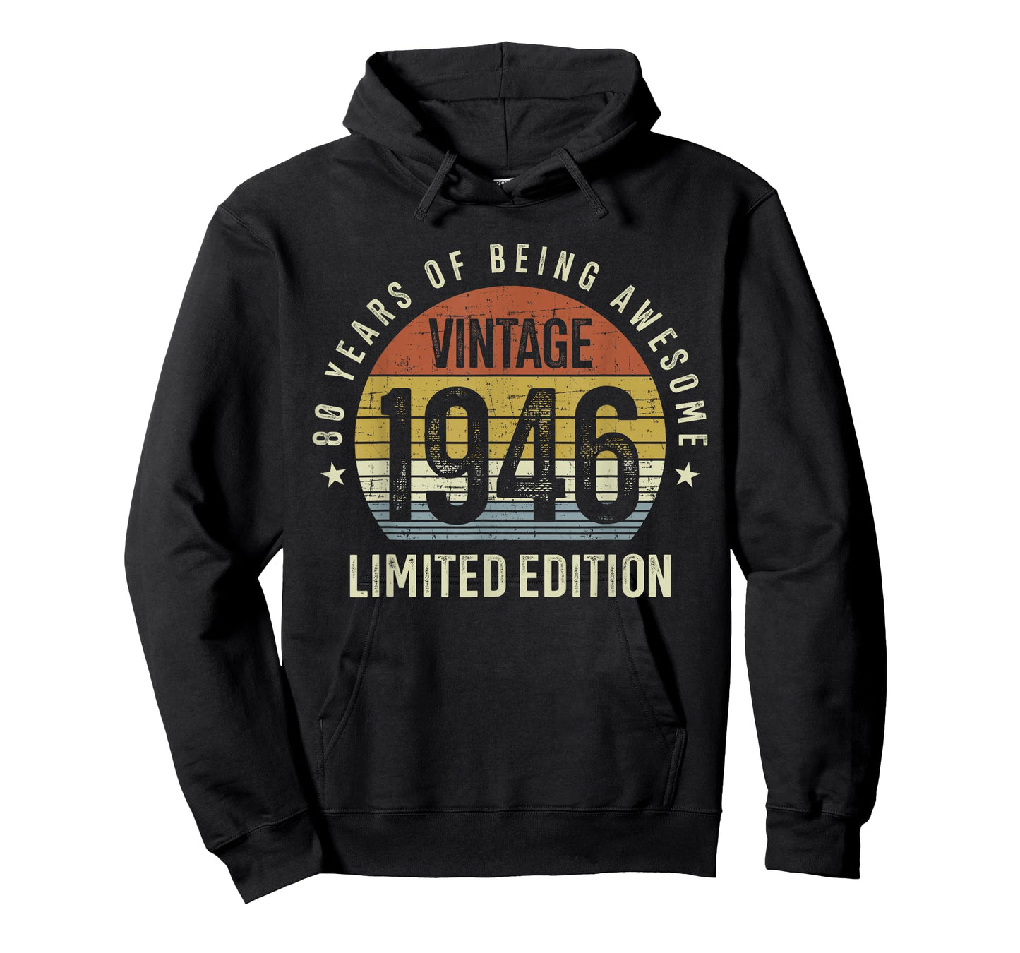 80th Birthday 1946 Limited Edition 80 Years Old Vintage T-Shirt