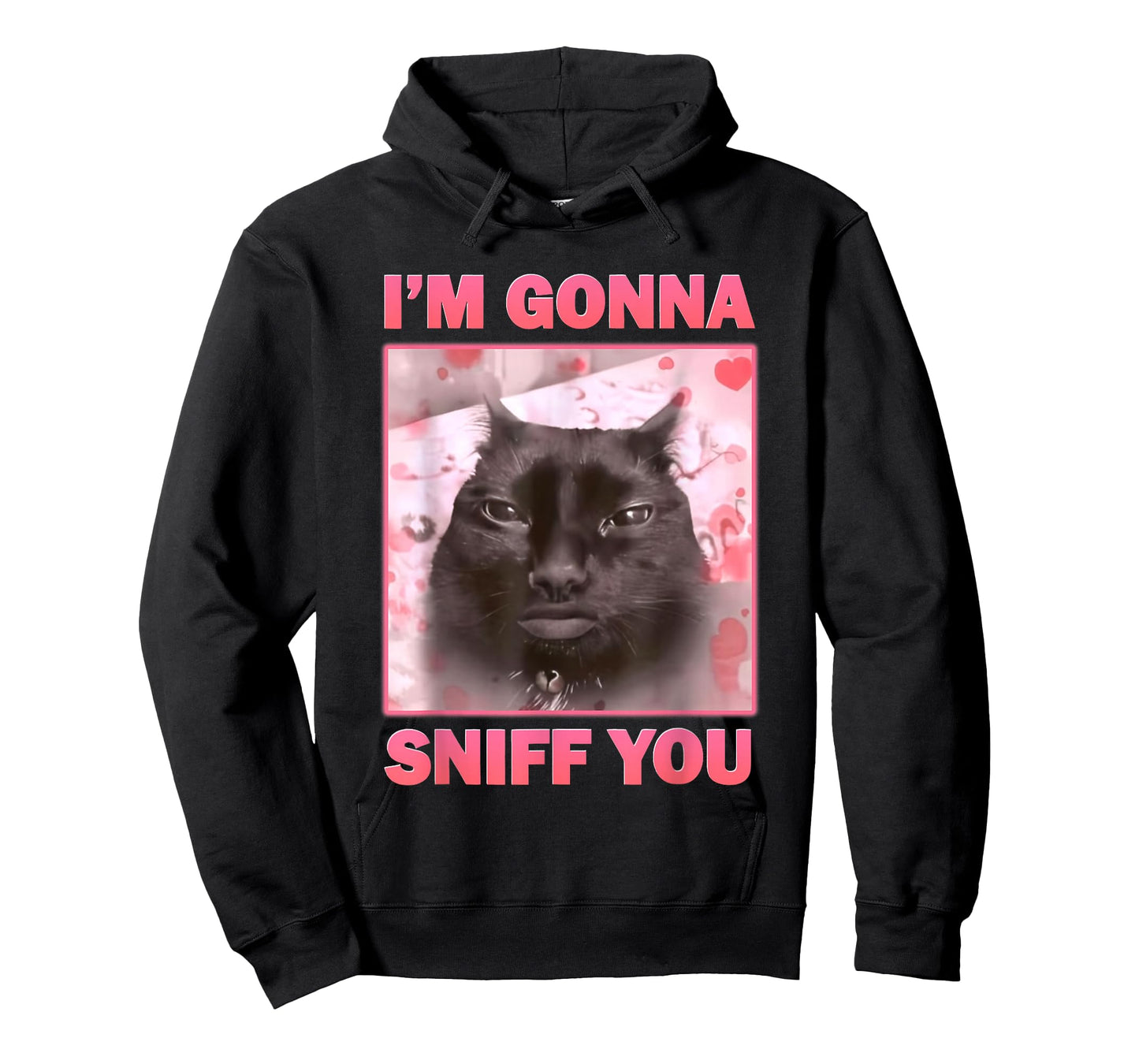 I'm Gonna Sniff You Funny Brainrot Cat Meme T-Shirt