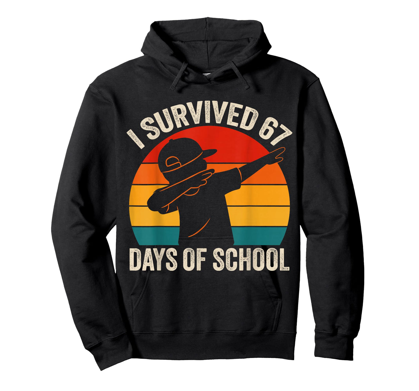 I Survived 67 Days of School Dabbing Six Seven Meme Boys T-Shirt