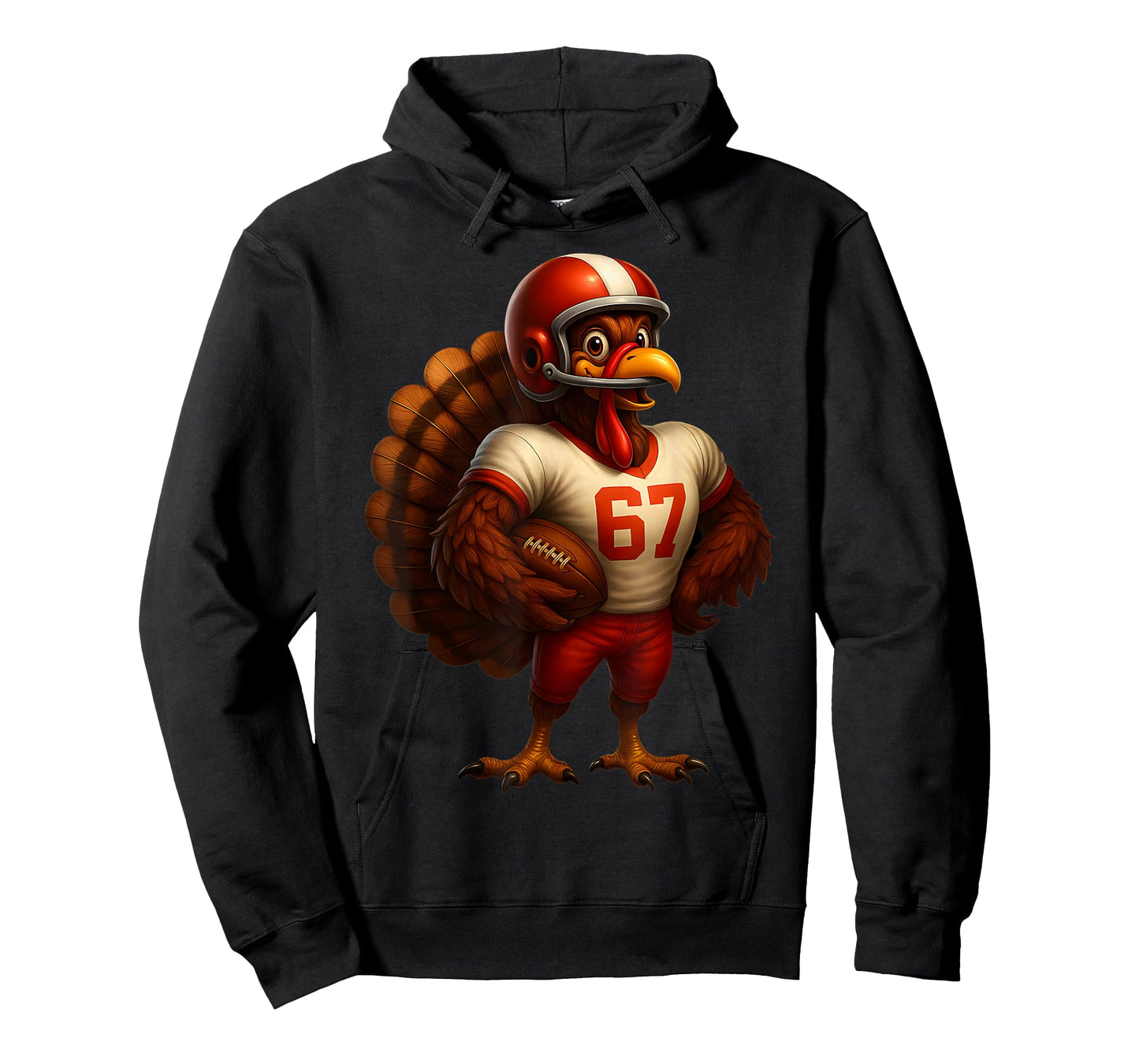 Turkey Football Player Six Seven 6 7 Meme Thanksgiving T-Shirt