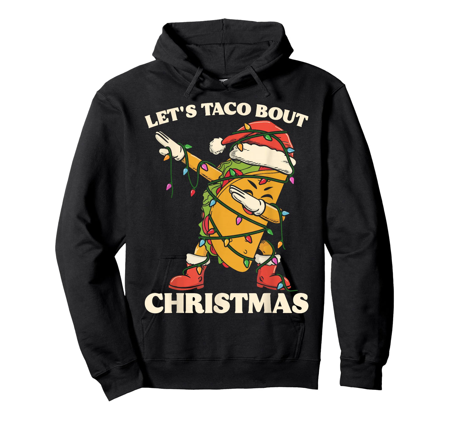 Let's Taco Bout Christmas Dabbing Santa Funny Mexican Dab T-Shirt
