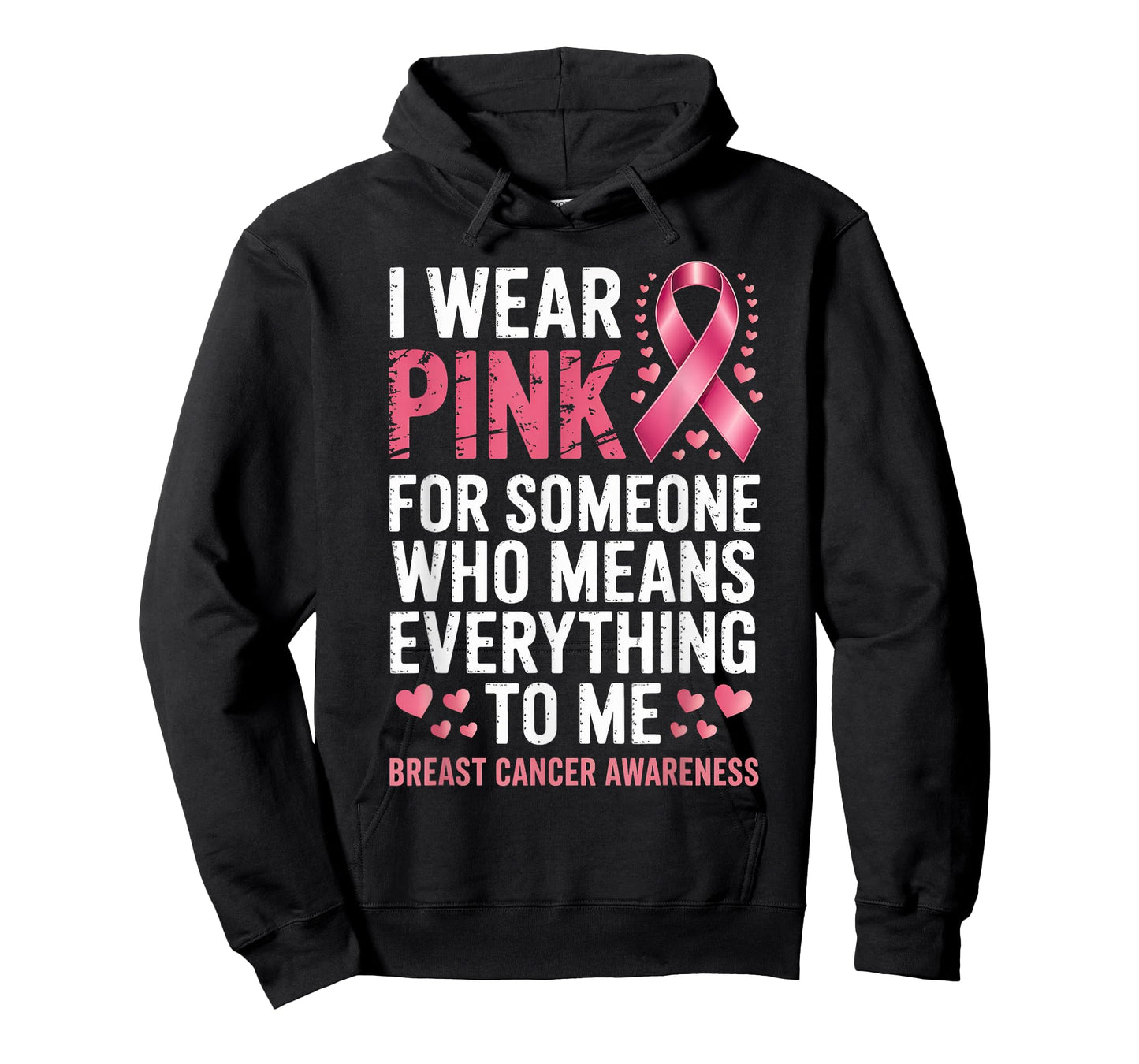 in October We Wear Pink Breast Cancer Awareness T-Shirt