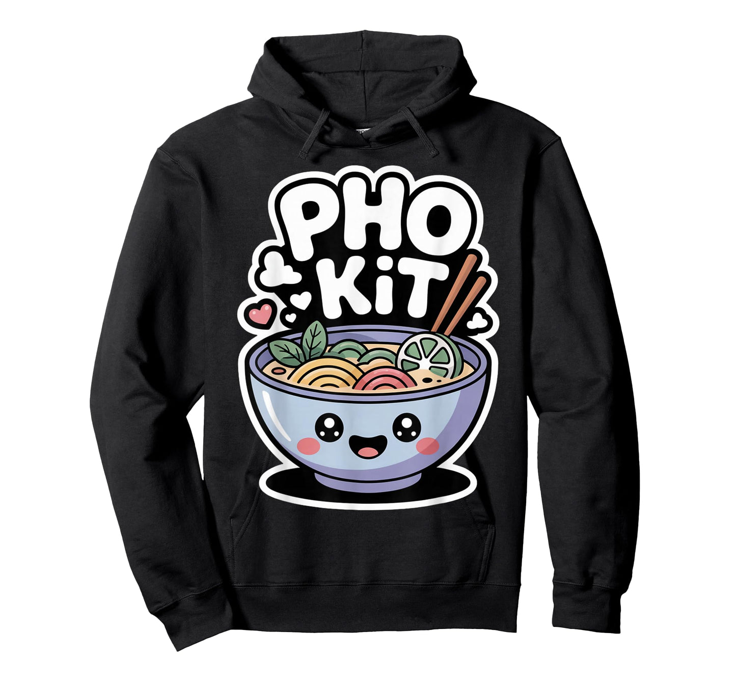 Pho Kit Cute Kawaii Vietnamese Noodle Bowl Pun T-Shirt