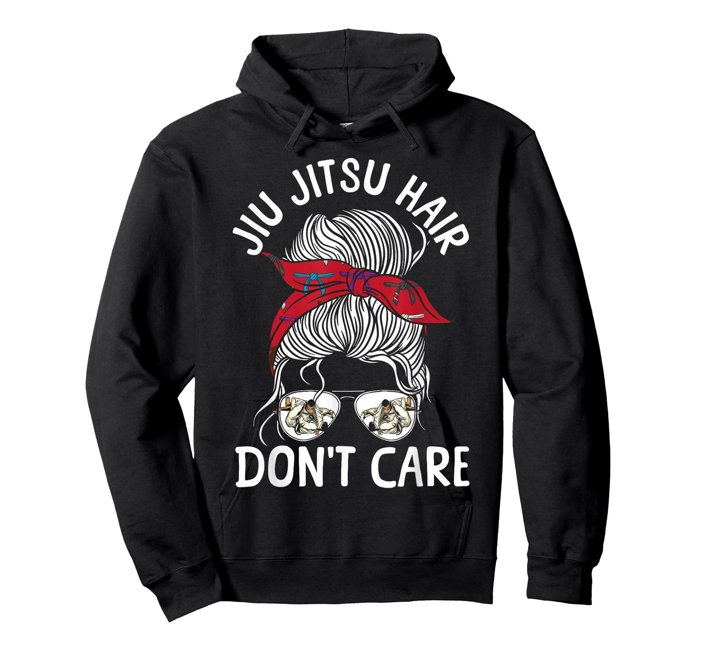 Jiu Jitsu Girl Vintage Jiu Jitsu Hair Don’T Care T-Shirt