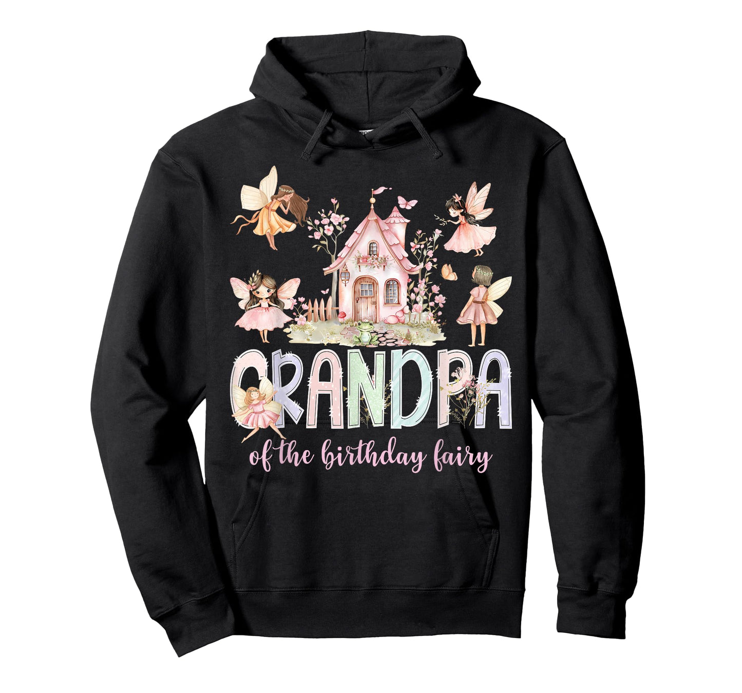 Grandpa of The Birthday Fairy Girl Magical Family Matching T-Shirt