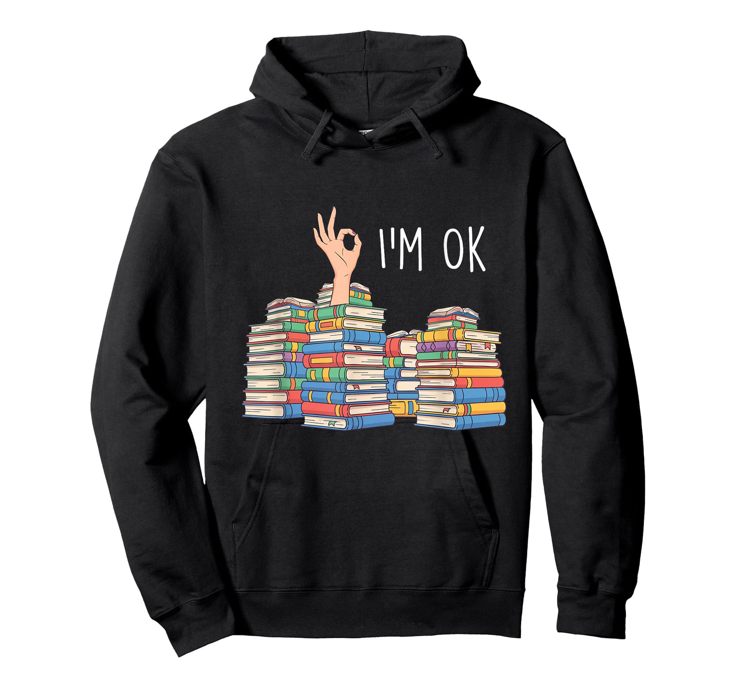 I'm Ok - Reading Lover Bookworm Reader T-Shirt