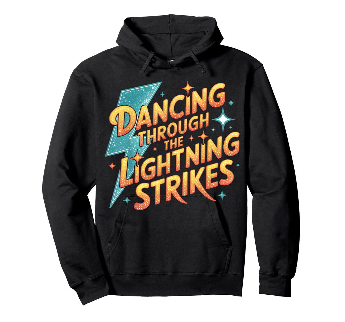 Dancing Through The Lightning Strikes Retro T-Shirt