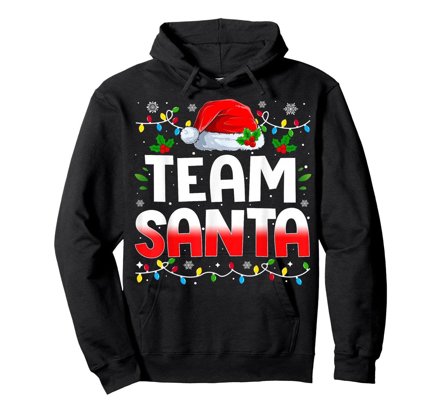 Team Santa Claus Christmas Family Matching Pajama Funny Xmas T-Shirt