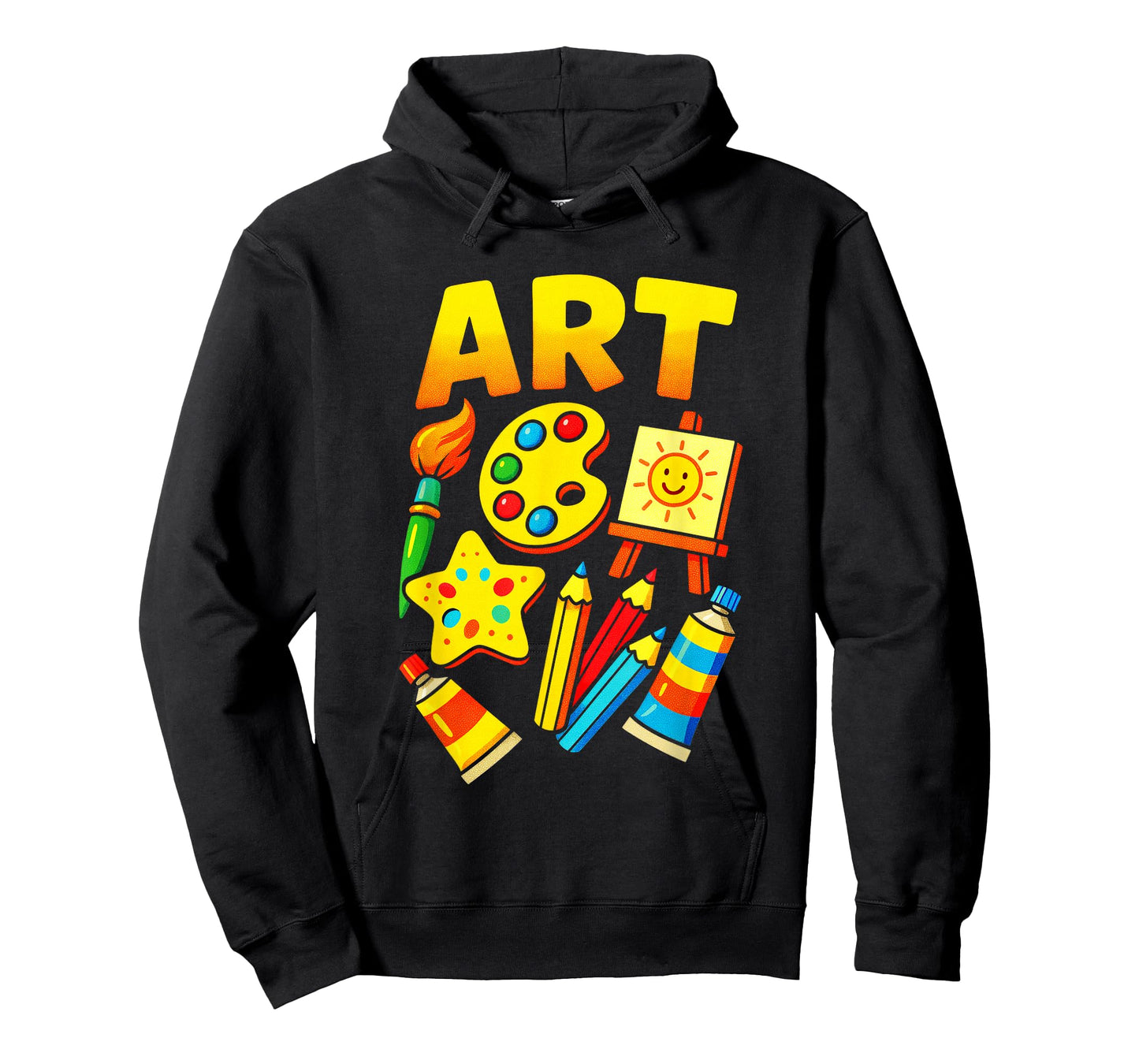 Art - Paint Brush Palette Fun Lovers T-Shirt