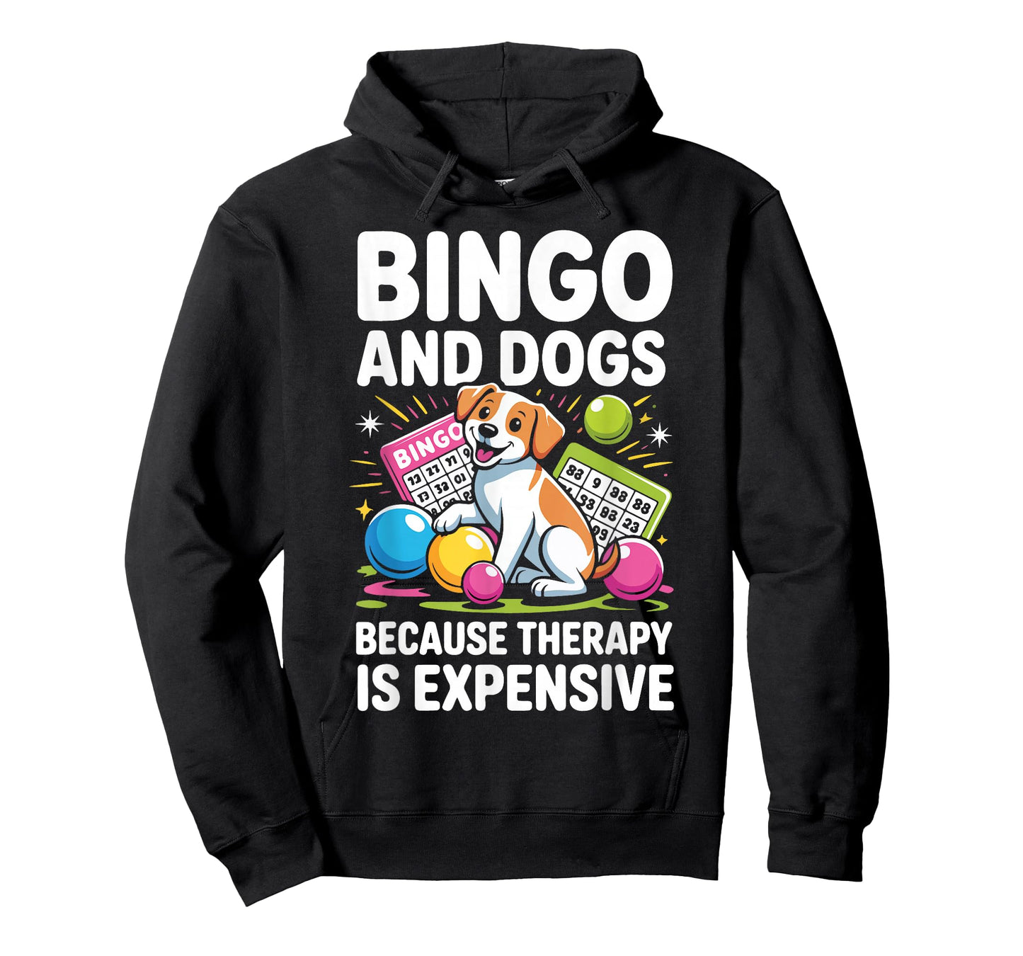 Bingo Player Dog Bingo and Dogs Because Therapy is Expensive T-Shirt