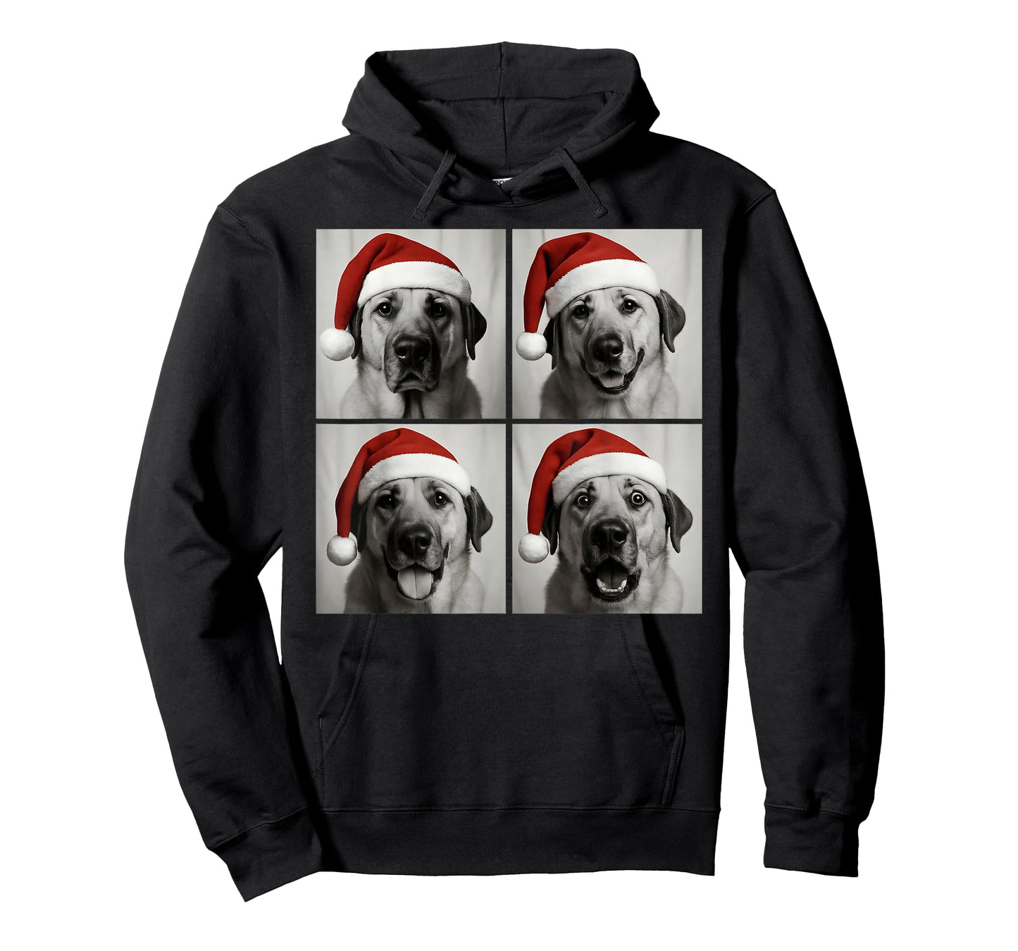Funny Christmas Anatolian Shepherd Santa Dog Photo Booth T-Shirt