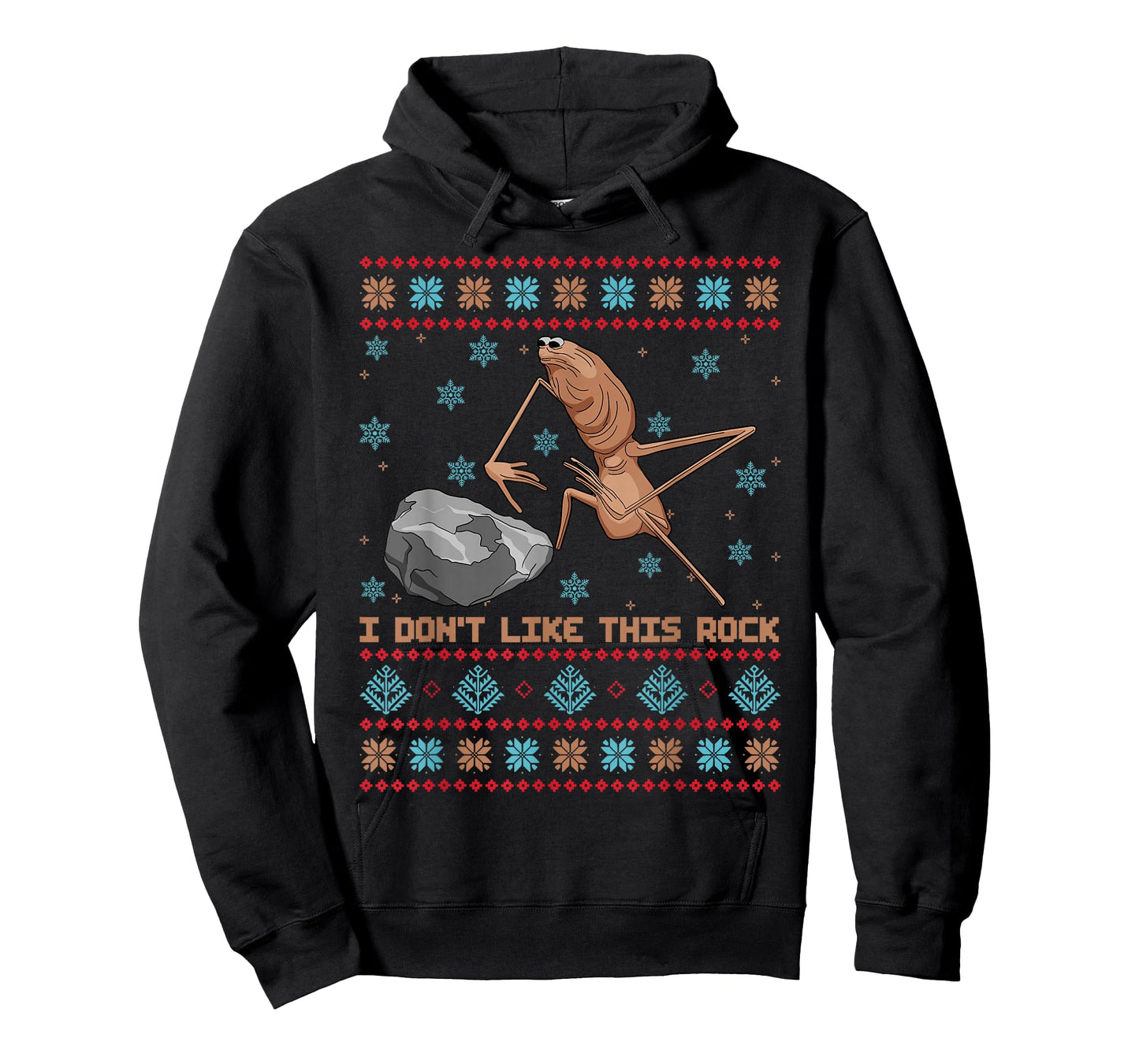 I Don't Like This Rock Marcus The Worm Ugly Sweater Xmas T-Shirt