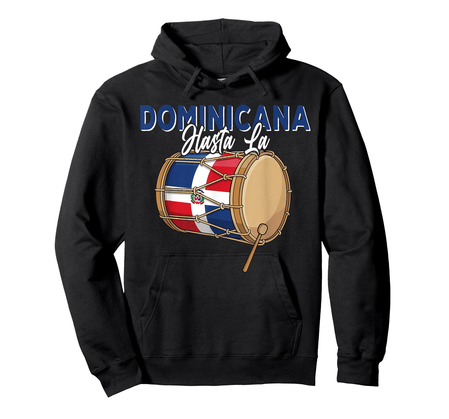 Dominicana Hasta La Tambora Dominican Flag Drum DR Pride T-Shirt