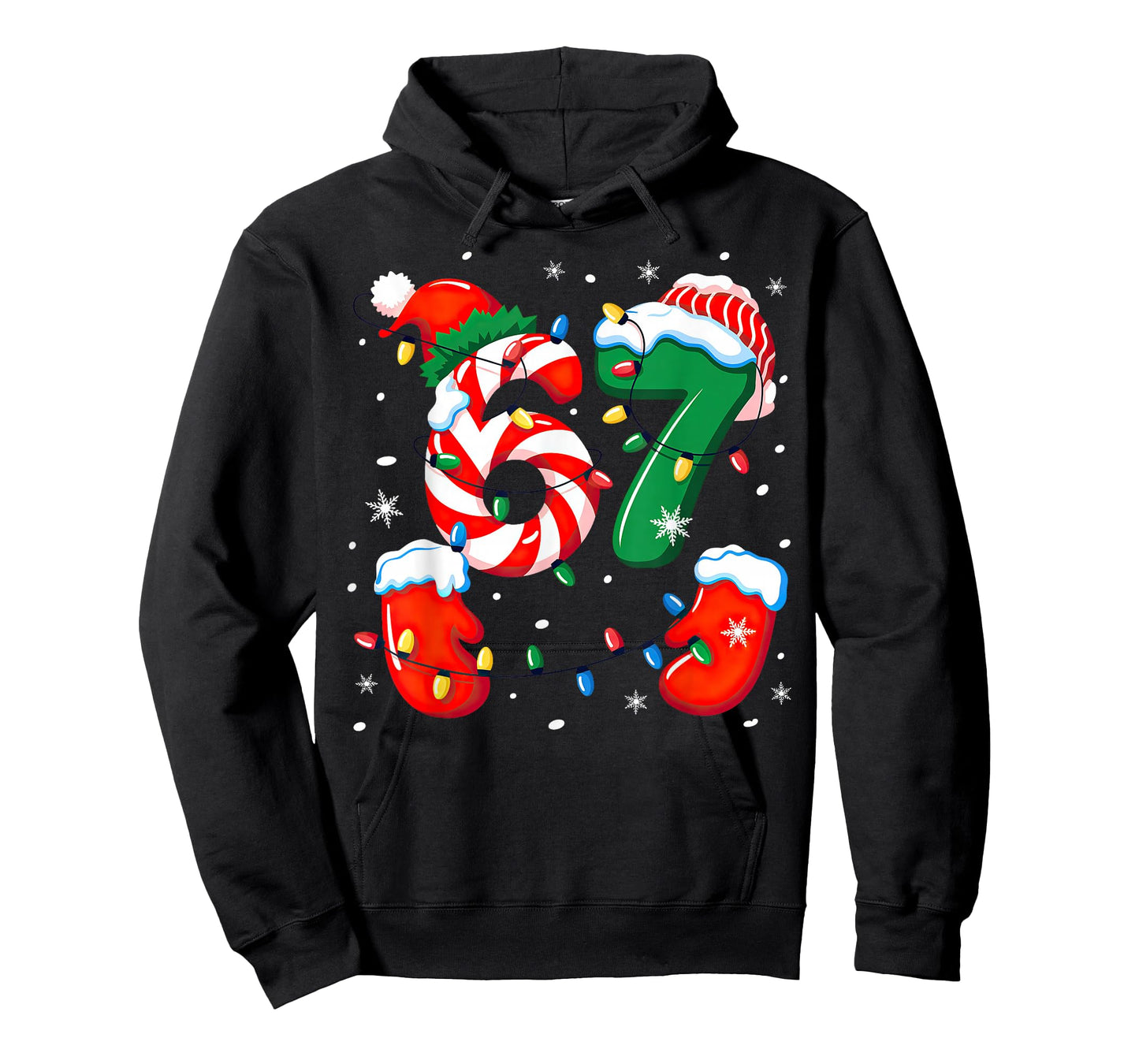 Six Seven 6 7 Meme Christmas Xmas T-Shirt