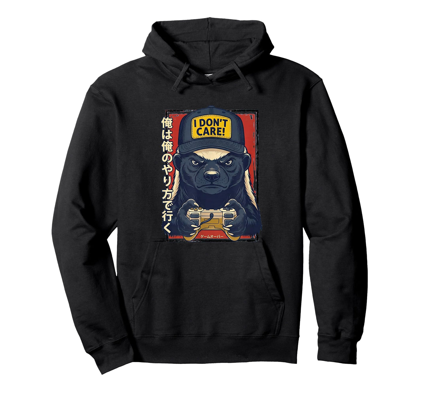 I Don’t Care - Honey Badger Gamer Design T-Shirt