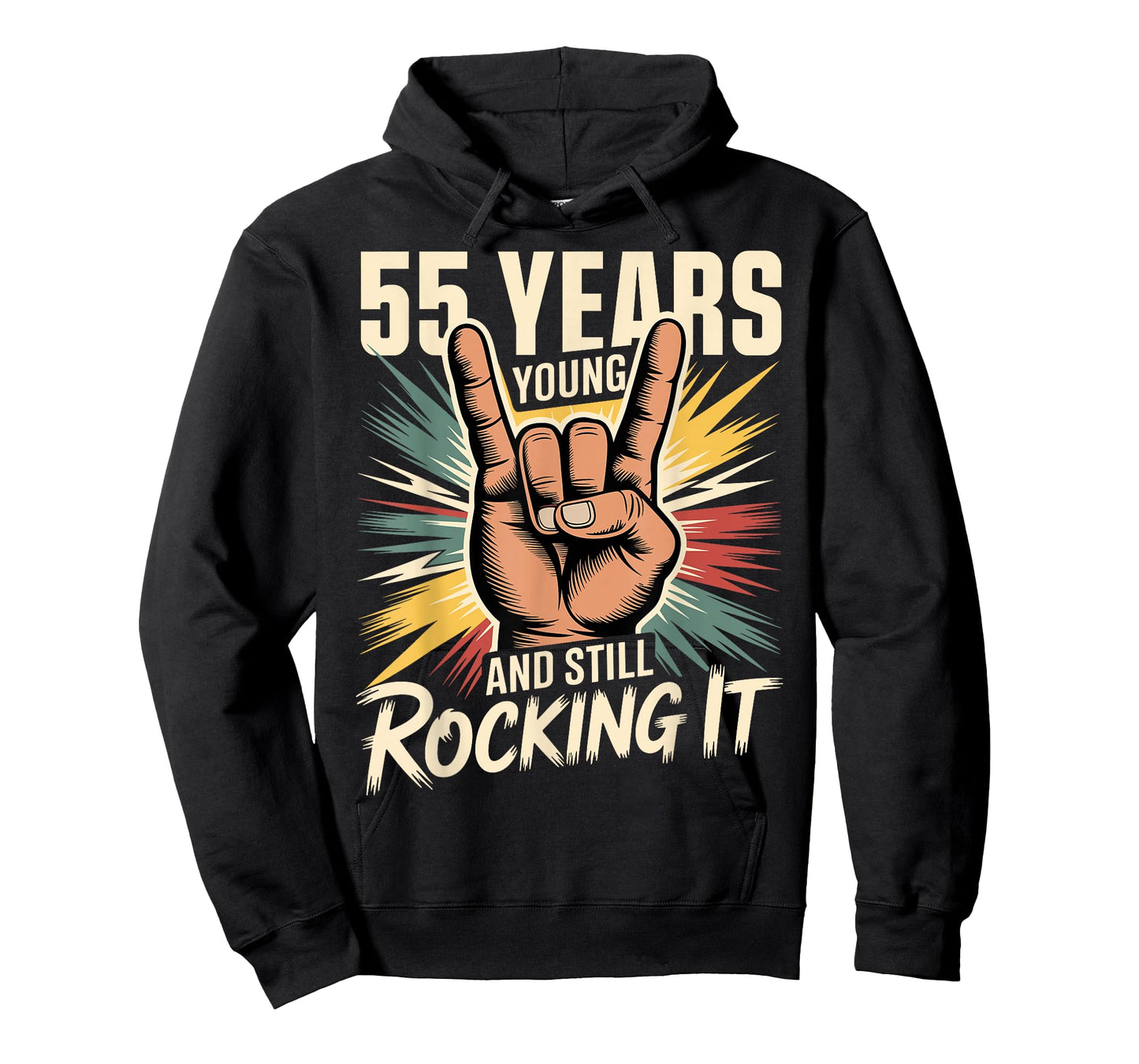 55 Years Young and Still Rocking It 55th Birthday Funny T-Shirt