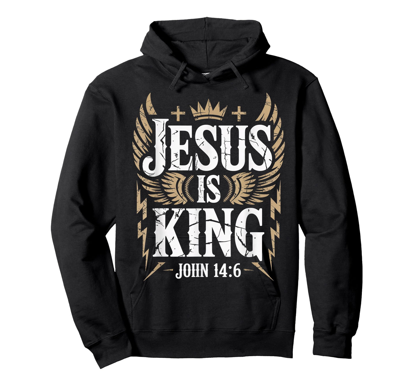 Jesus is King Bible Verse John 14:6 Christian God Religious T-Shirt