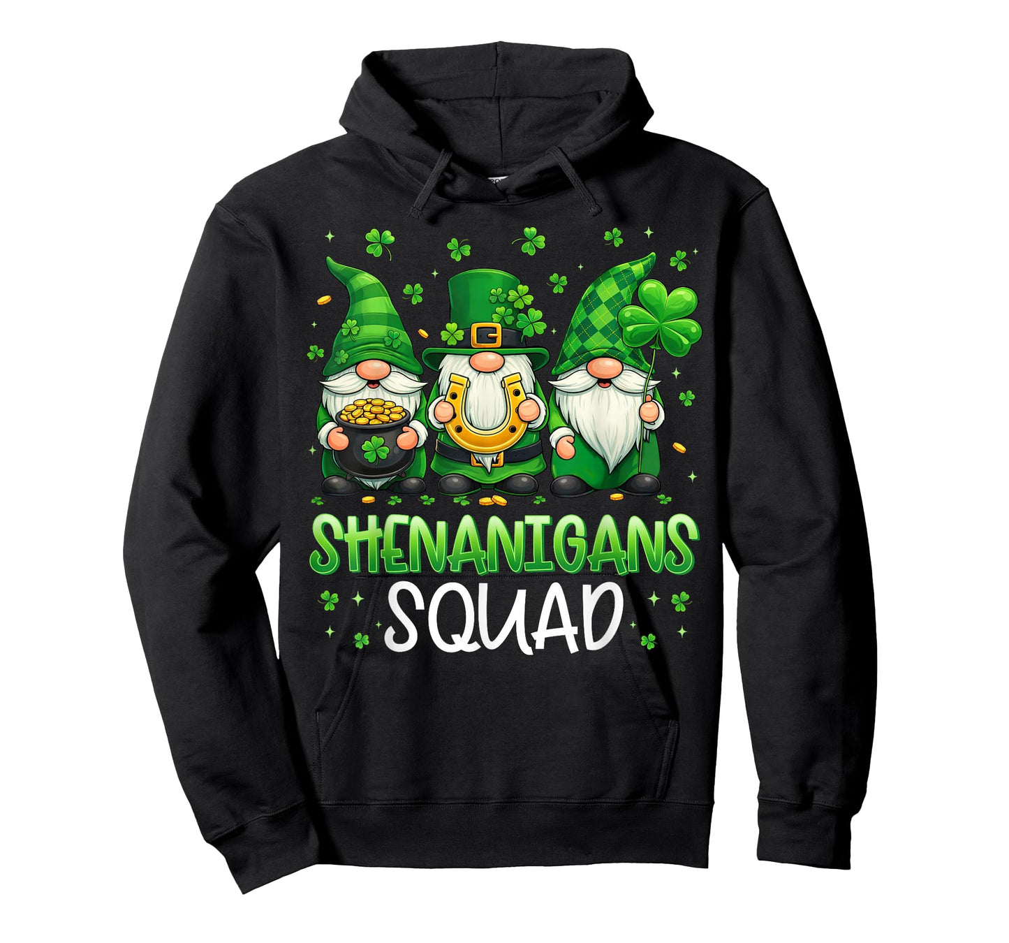 St Patricks Day Gnomes Shenanigans Squad Shirts Men Women T-Shirt