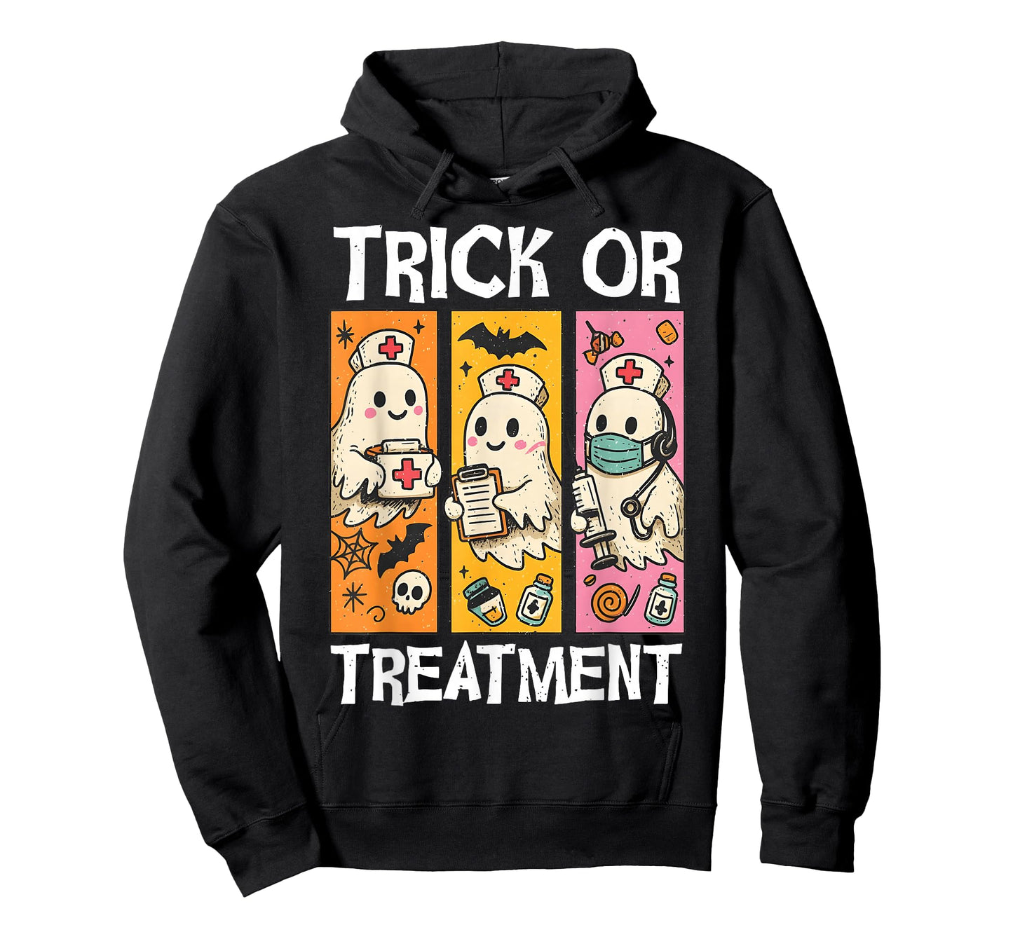 Trick Or Treatment Funny Halloween Radiation Rad Therapy T-Shirt