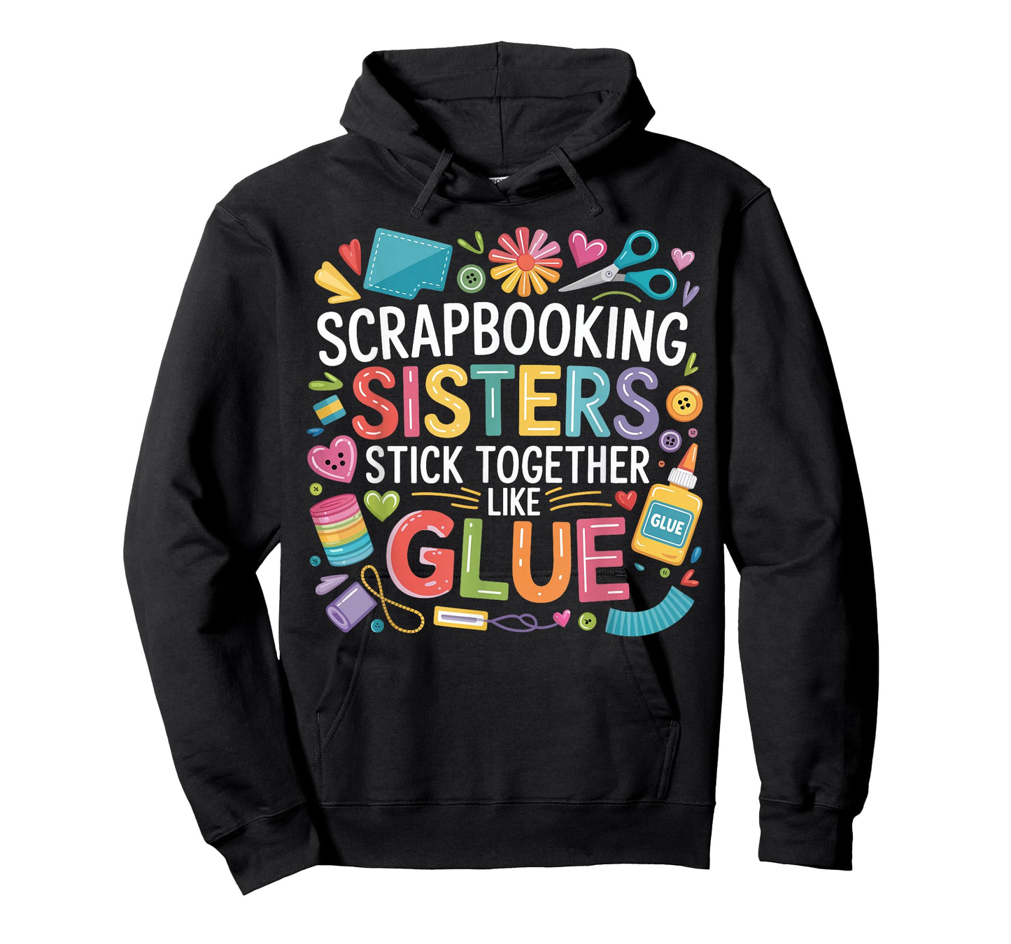 Scrapbooking Sisters Stick Gifts for Creative Sister Women T-Shirt