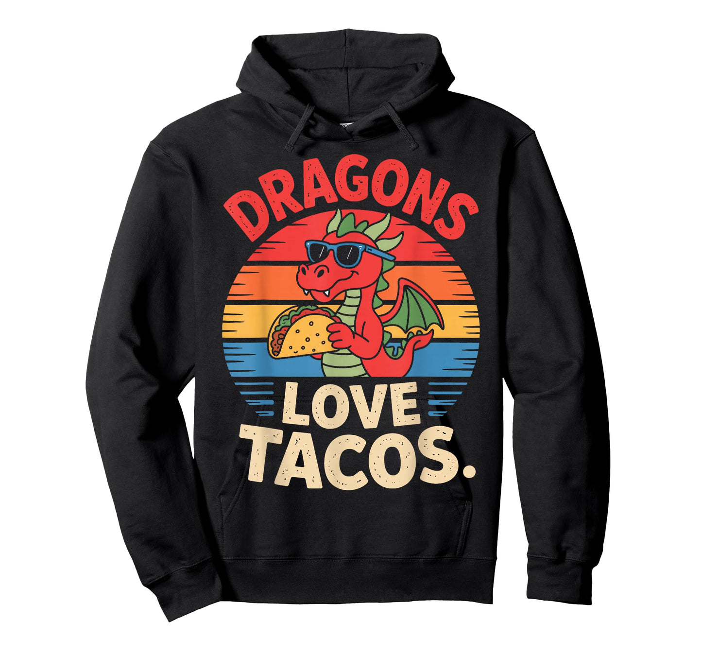 Dragons Love Tacos Food Fun for Fantasy Fans T-Shirt