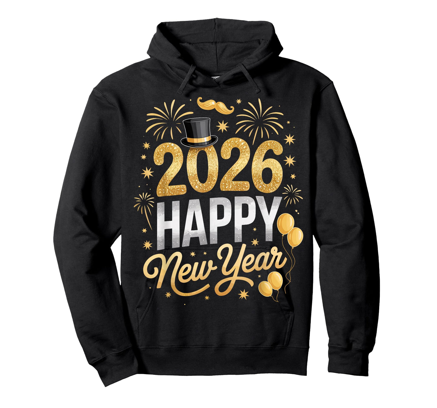 Happy New Year Party 2026 Fireworks Family Matching T-Shirt