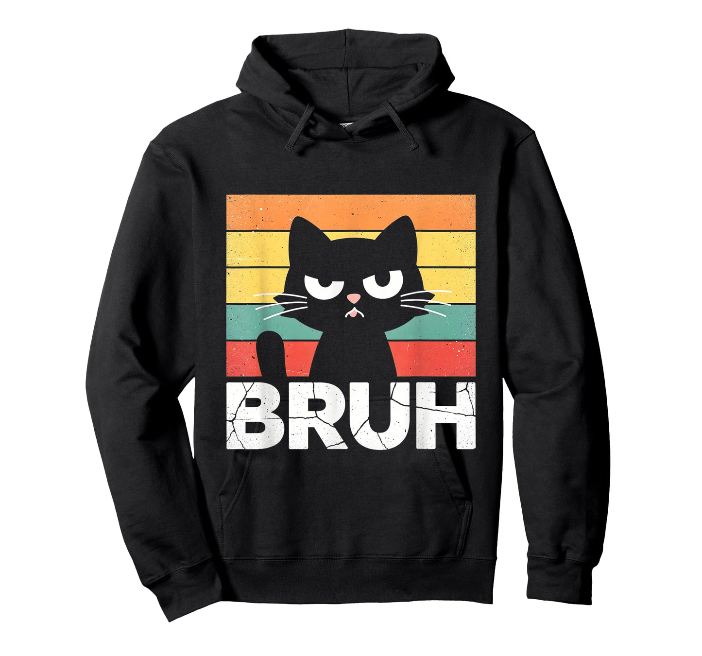 Funny Cat Bruh for Teens Boys Girls Men Women Meme Graphic T-Shirt
