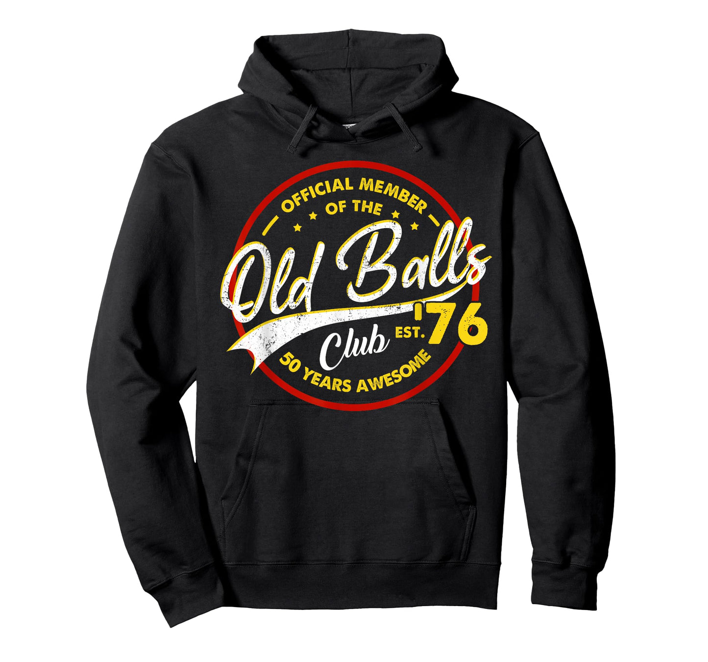 Vintage 50th Birthday Old Balls Club 1976 for Old Man T-Shirt