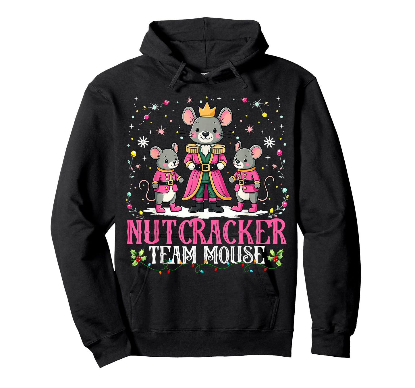 Nutcracker Team Mouse Christmas Dance Ballet Merry Christmas T-Shirt