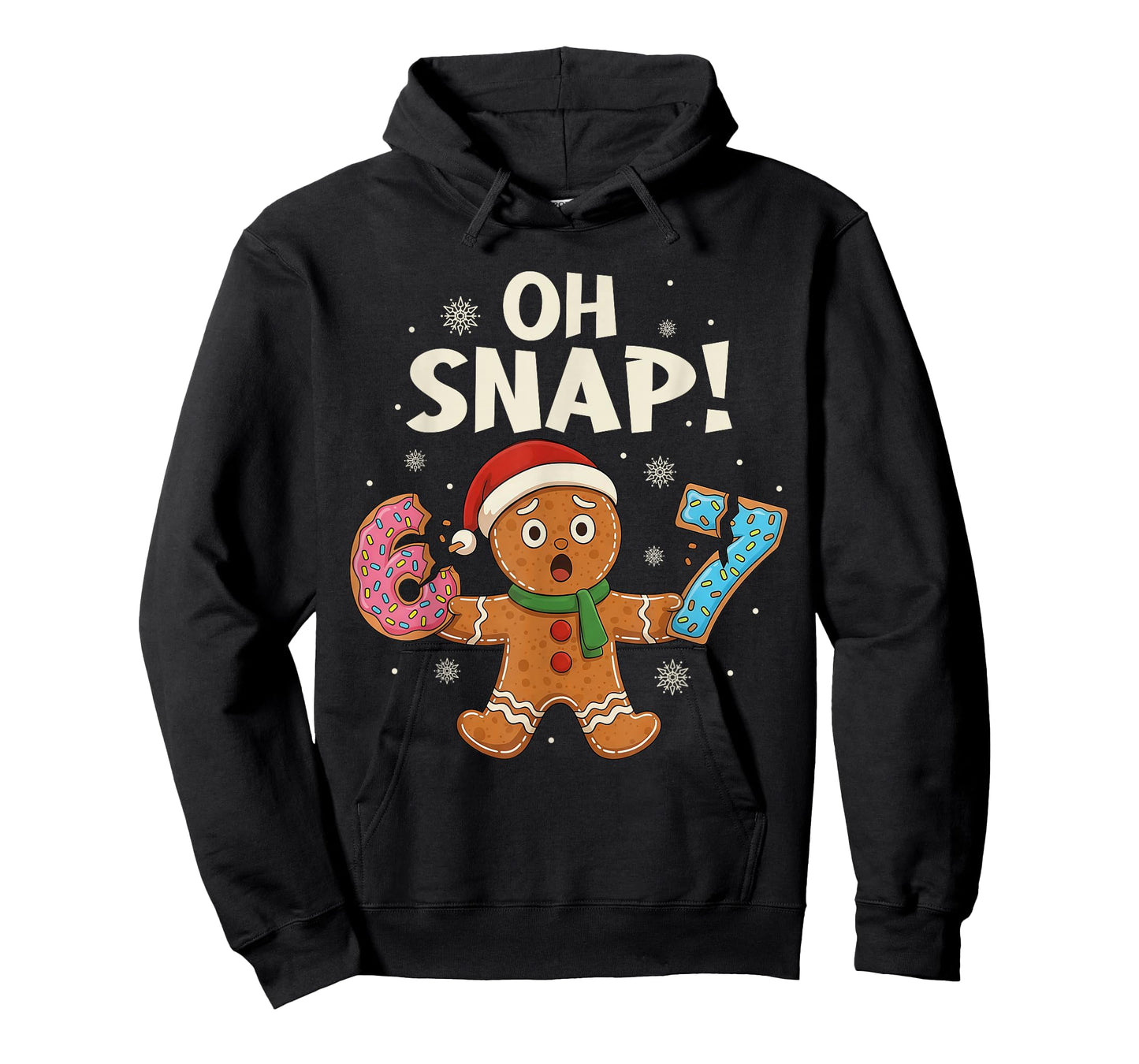 Gingerbread Six Seven 67 Bruh 6 7 Christmas Girl Boys Kids T-Shirt