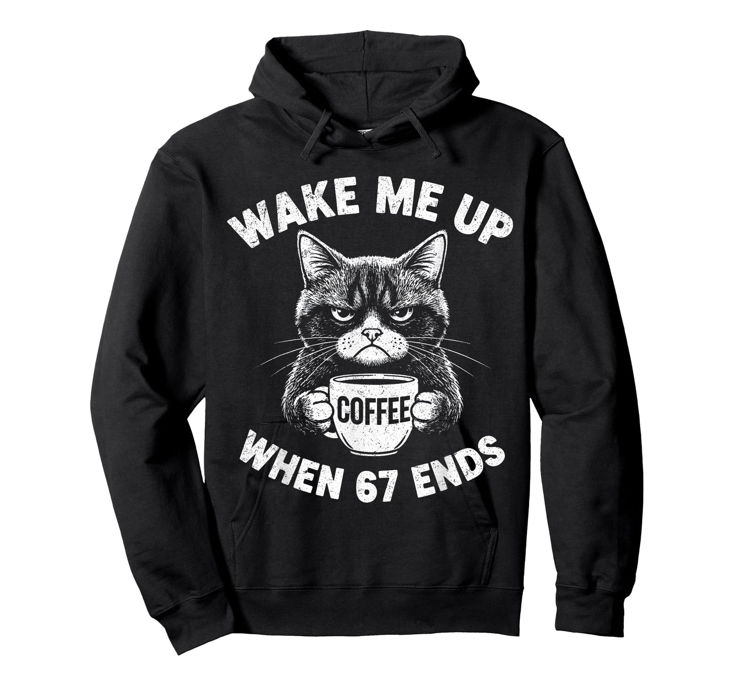 Wake Me 67 Ends Anti Six Seven Cat Brainrot Teacher T-Shirt