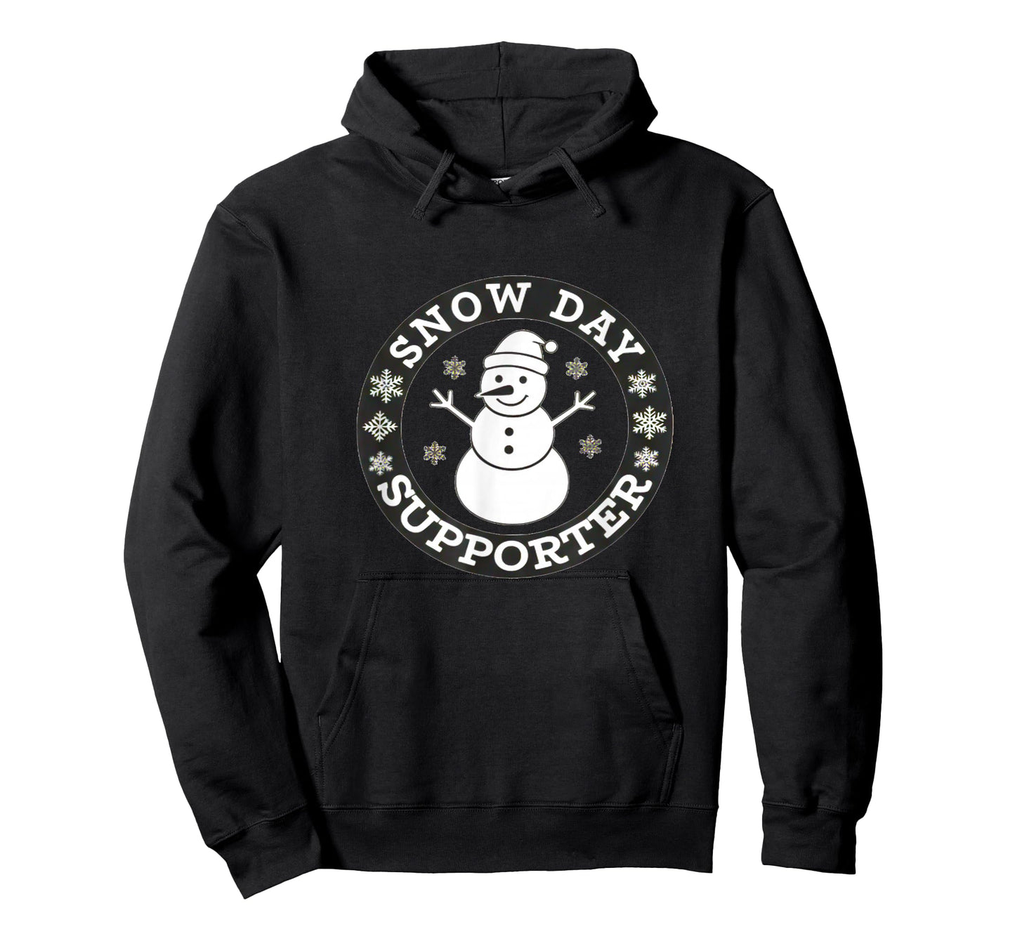 Snow Day Supporter Fun Winter Snowflake Teacher Student T-Shirt