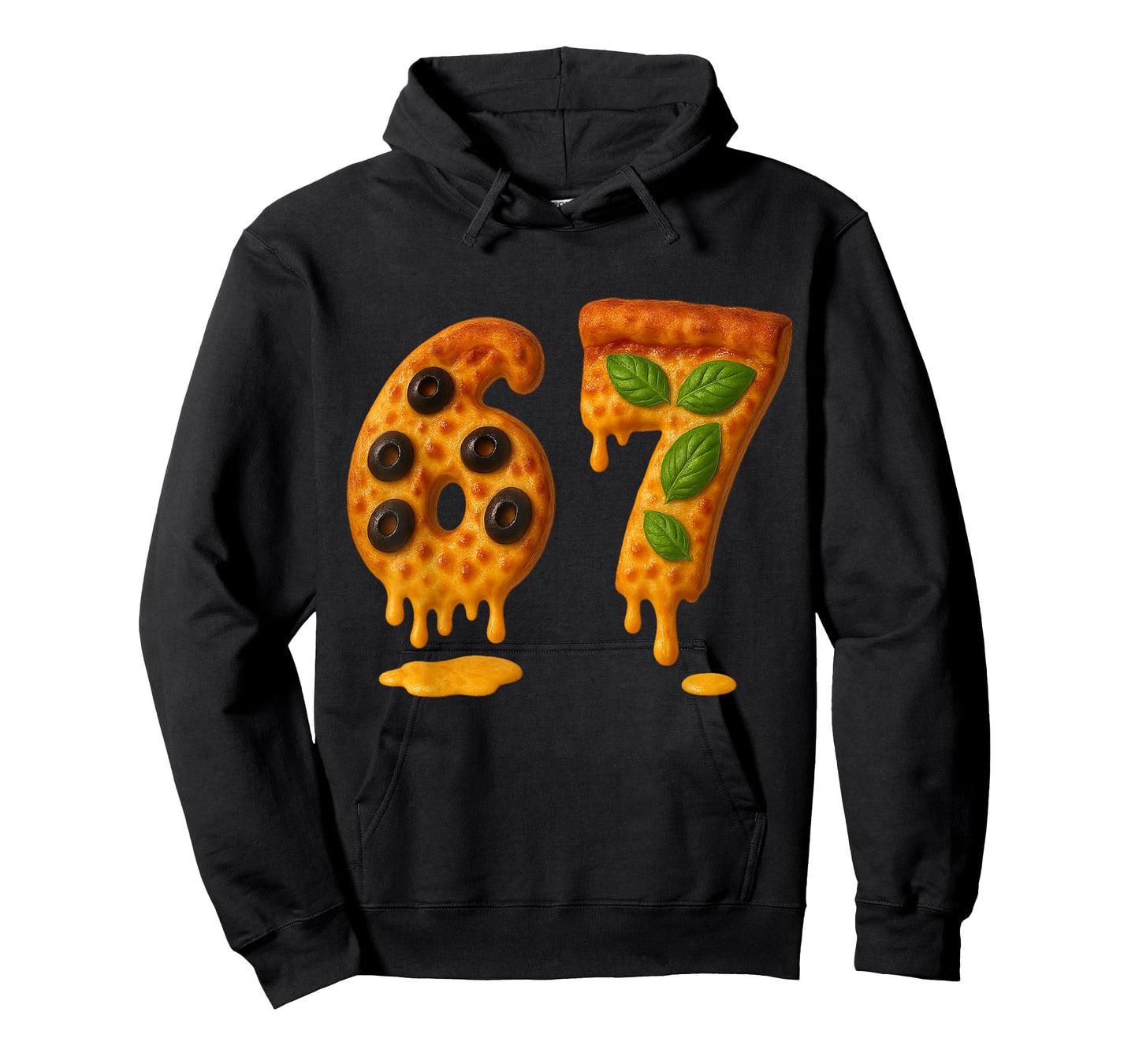 67 Ice Pizza Meme Funny Six Seven Cool T-Shirt