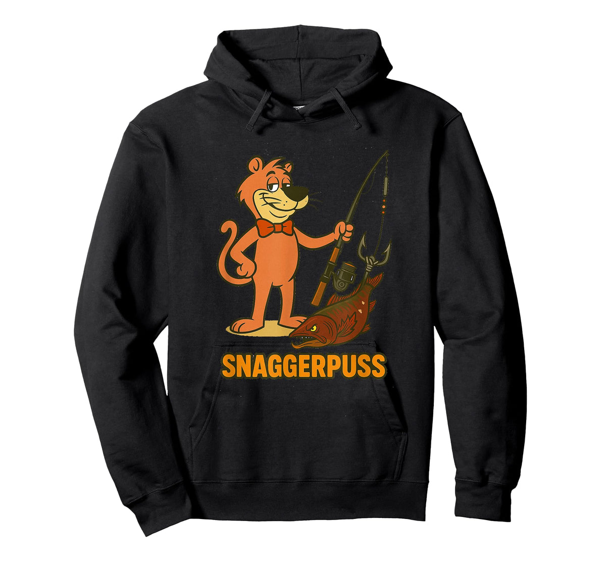 Snaggerpuss Sagger Puss Funny Steelhead and Salmon Fishing T-Shirt