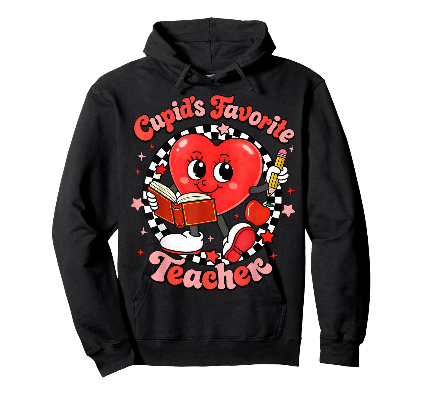 Valentine Cupid's Favorite Teacher Cute Heart Girl Women T-Shirt