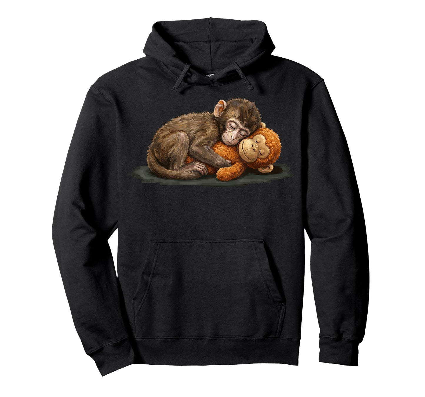 Cute Baby Monkey Punch Meme Men Women T-Shirt