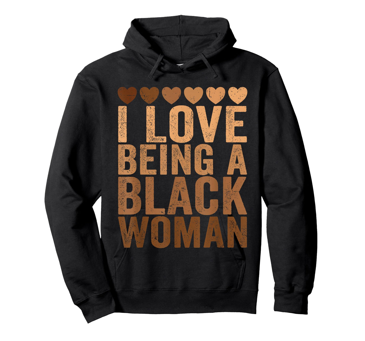 I Love Being A Black Woman Black History Melanin Black Woman T-Shirt