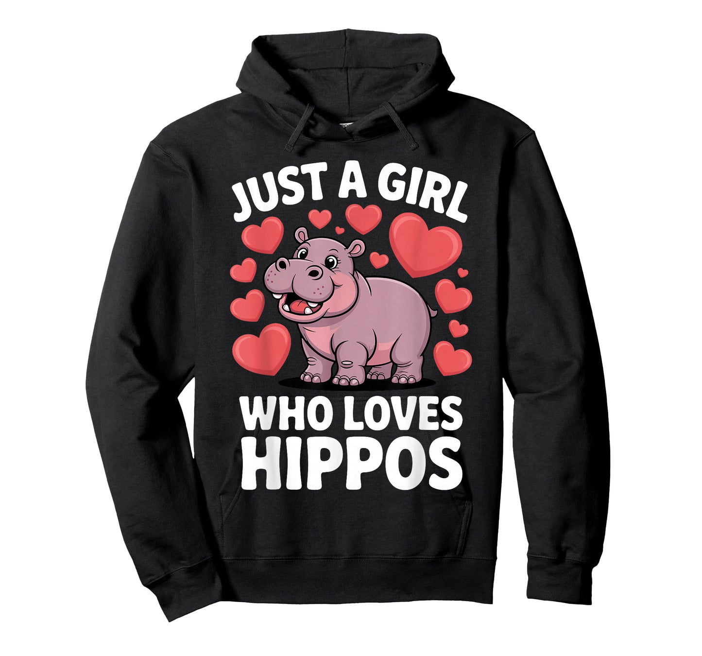 Cute Hippo Art for Women Girls Kids Hippopotamus Hippo Lover T-Shirt